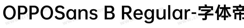 OPPOSans B Regular字体转换